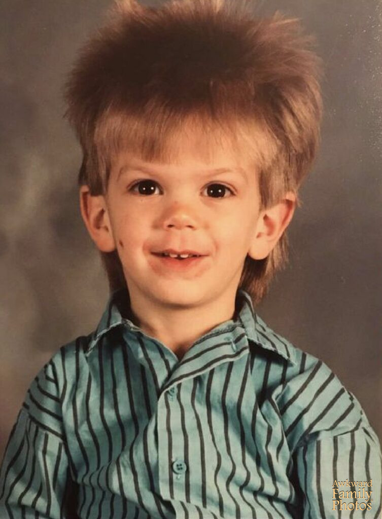 bad family photos mullets