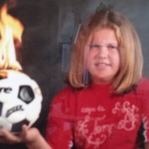 funny soccer picture, on fire
