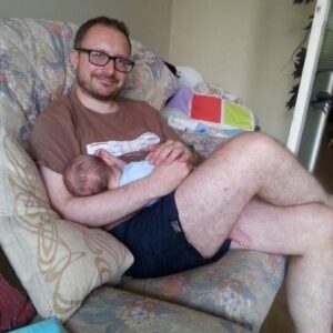 baby body part, funny dad picture