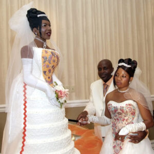 life size bride cake