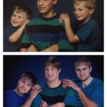 recreating the awkwardness, funny brother photo