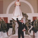 cheerleader wedding stunt