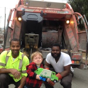 funny garbage man picture