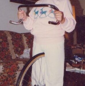 awkward present, half bike