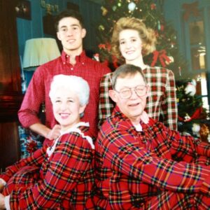 funny christmas photos, matching pajamas